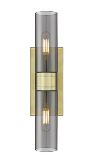 Downtown Urban Two Light Bath Vanity in Antique Brass (405|617-2W-AB-G617-8SM)