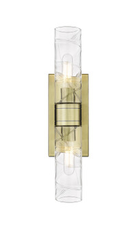 Downtown Urban Two Light Bath Vanity in Antique Brass (405|617-2W-AB-G617-8DE)