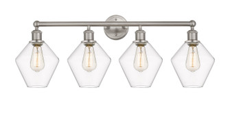 Edison Four Light Bath Vanity in Satin Nickel (405|616-4W-SN-G652-8)