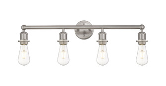 Edison Four Light Bath Vanity in Satin Nickel (405|616-4W-SN)