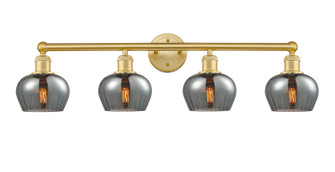 Edison Four Light Bath Vanity in Satin Gold (405|616-4W-SG-G93)