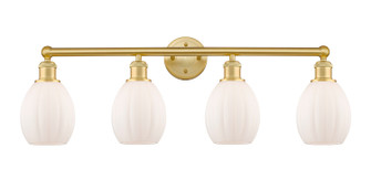 Edison Four Light Bath Vanity in Satin Gold (405|616-4W-SG-G81)