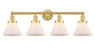 Edison Four Light Bath Vanity in Satin Gold (405|616-4W-SG-G41)