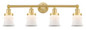 Edison Four Light Bath Vanity in Satin Gold (405|616-4W-SG-G181S)