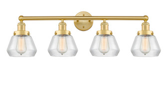 Edison Four Light Bath Vanity in Satin Gold (405|616-4W-SG-G172)