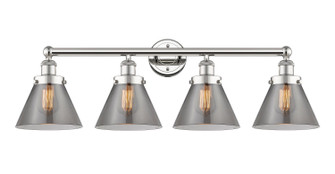 Edison Four Light Bath Vanity in Polished Nickel (405|616-4W-PN-G43)