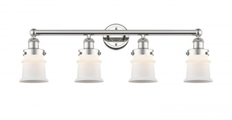 Edison Four Light Bath Vanity in Polished Nickel (405|616-4W-PN-G181S)