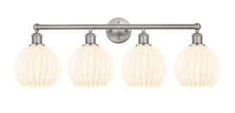 Edison Four Light Bath Vanity in Oil Rubbed Bronze (405|616-4W-OB-G1213-8)