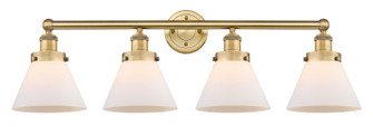 Edison Four Light Bath Vanity in Brushed Brass (405|616-4W-BB-G41)