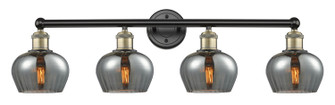 Edison Four Light Bath Vanity in Black Antique Brass (405|616-4W-BAB-G93)