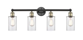 Edison Four Light Bath Vanity in Black Antique Brass (405|616-4W-BAB-G802)