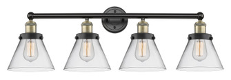Edison Four Light Bath Vanity in Black Antique Brass (405|616-4W-BAB-G42)