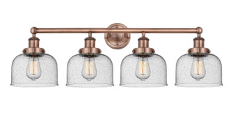 Edison Four Light Bath Vanity in Antique Copper (405|616-4W-AC-G74)