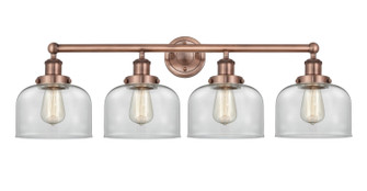 Edison Four Light Bath Vanity in Antique Copper (405|616-4W-AC-G72)