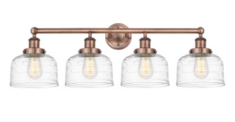 Edison Four Light Bath Vanity in Antique Copper (405|616-4W-AC-G713)