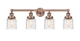 Edison Four Light Bath Vanity in Antique Copper (405|616-4W-AC-G513)