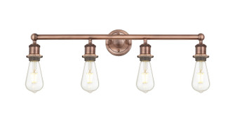 Edison Four Light Bath Vanity in Antique Copper (405|616-4W-AC)