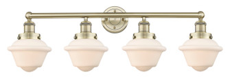 Edison Four Light Bath Vanity in Antique Brass (405|616-4W-AB-G531)