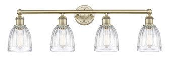 Edison Four Light Bath Vanity in Antique Brass (405|616-4W-AB-G442)