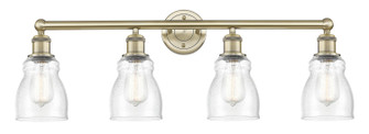 Edison Four Light Bath Vanity in Antique Brass (405|616-4W-AB-G394)