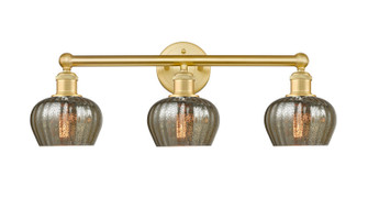 Edison Three Light Bath Vanity in Satin Gold (405|616-3W-SG-G96)