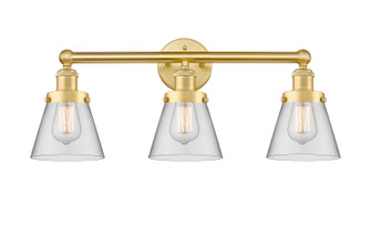 Edison Three Light Bath Vanity in Satin Gold (405|616-3W-SG-G62)