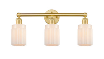 Edison Three Light Bath Vanity in Satin Gold (405|616-3W-SG-G341)