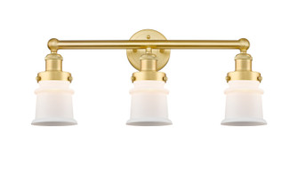 Edison Three Light Bath Vanity in Satin Gold (405|616-3W-SG-G181S)