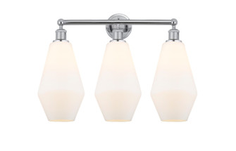 Downtown Urban Three Light Bath Vanity in Polished Chrome (405|616-3W-PC-G651-7)