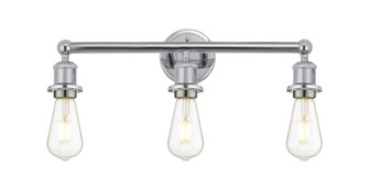 Edison Three Light Bath Vanity in Polished Chrome (405|616-3W-PC)