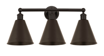 Edison Three Light Bath Vanity in Oil Rubbed Bronze (405|616-3W-OB-MBC-8-OB)