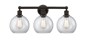Edison Three Light Bath Vanity in Oil Rubbed Bronze (405|616-3W-OB-G122-8)