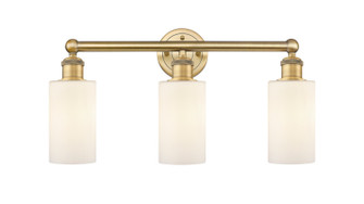 Edison Three Light Bath Vanity in Brushed Brass (405|616-3W-BB-G801)