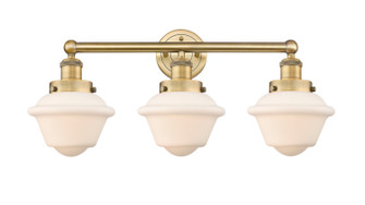 Edison Three Light Bath Vanity in Brushed Brass (405|616-3W-BB-G531)