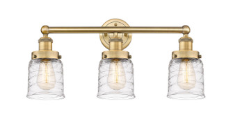 Edison Three Light Bath Vanity in Brushed Brass (405|616-3W-BB-G513)