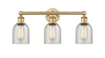 Edison Three Light Bath Vanity in Brushed Brass (405|616-3W-BB-G259)