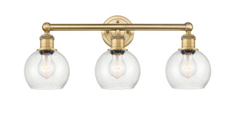 Edison Three Light Bath Vanity in Brushed Brass (405|616-3W-BB-G124-6)