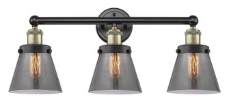 Edison Three Light Bath Vanity in Black Antique Brass (405|616-3W-BAB-G63)