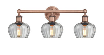 Edison Three Light Bath Vanity in Antique Copper (405|616-3W-AC-G92)