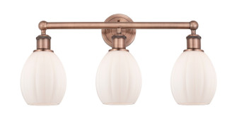 Edison Three Light Bath Vanity in Antique Copper (405|616-3W-AC-G81)