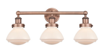 Edison Three Light Bath Vanity in Antique Copper (405|616-3W-AC-G321)
