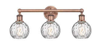Edison Three Light Bath Vanity in Antique Copper (405|616-3W-AC-G1215-6)