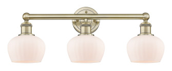 Edison Three Light Bath Vanity in Antique Brass (405|616-3W-AB-G91) Edison Three Light Bath Vanity in Antique Brass (405|616-3W-AB-G91)