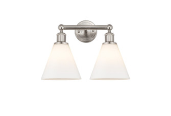 Edison Two Light Bath Vanity in Satin Nickel (405|616-2W-SN-GBC-81)
