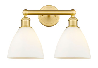 Edison Two Light Bath Vanity in Satin Gold (405|616-2W-SG-GBD-751)
