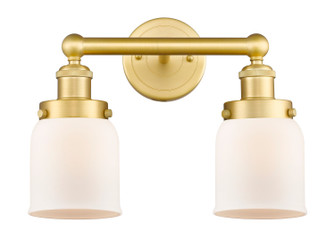 Edison Two Light Bath Vanity in Satin Gold (405|616-2W-SG-G51)