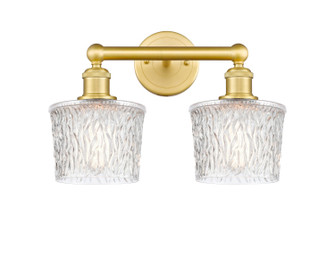 Edison Two Light Bath Vanity in Satin Gold (405|616-2W-SG-G402)