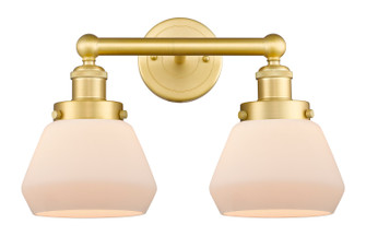 Edison Two Light Bath Vanity in Satin Gold (405|616-2W-SG-G171)