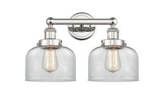 Edison Two Light Bath Vanity in Polished Nickel (405|616-2W-PN-G72)