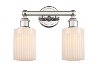 Edison Two Light Bath Vanity in Polished Nickel (405|616-2W-PN-G341)